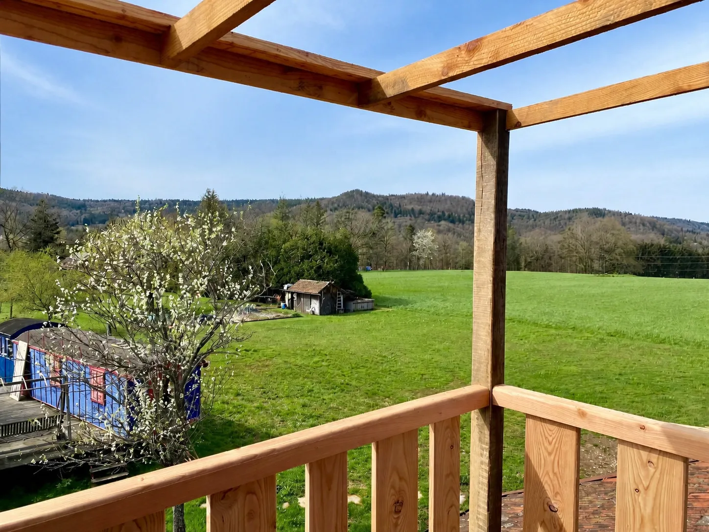 L’Hirondelle, vue depuis le balcon