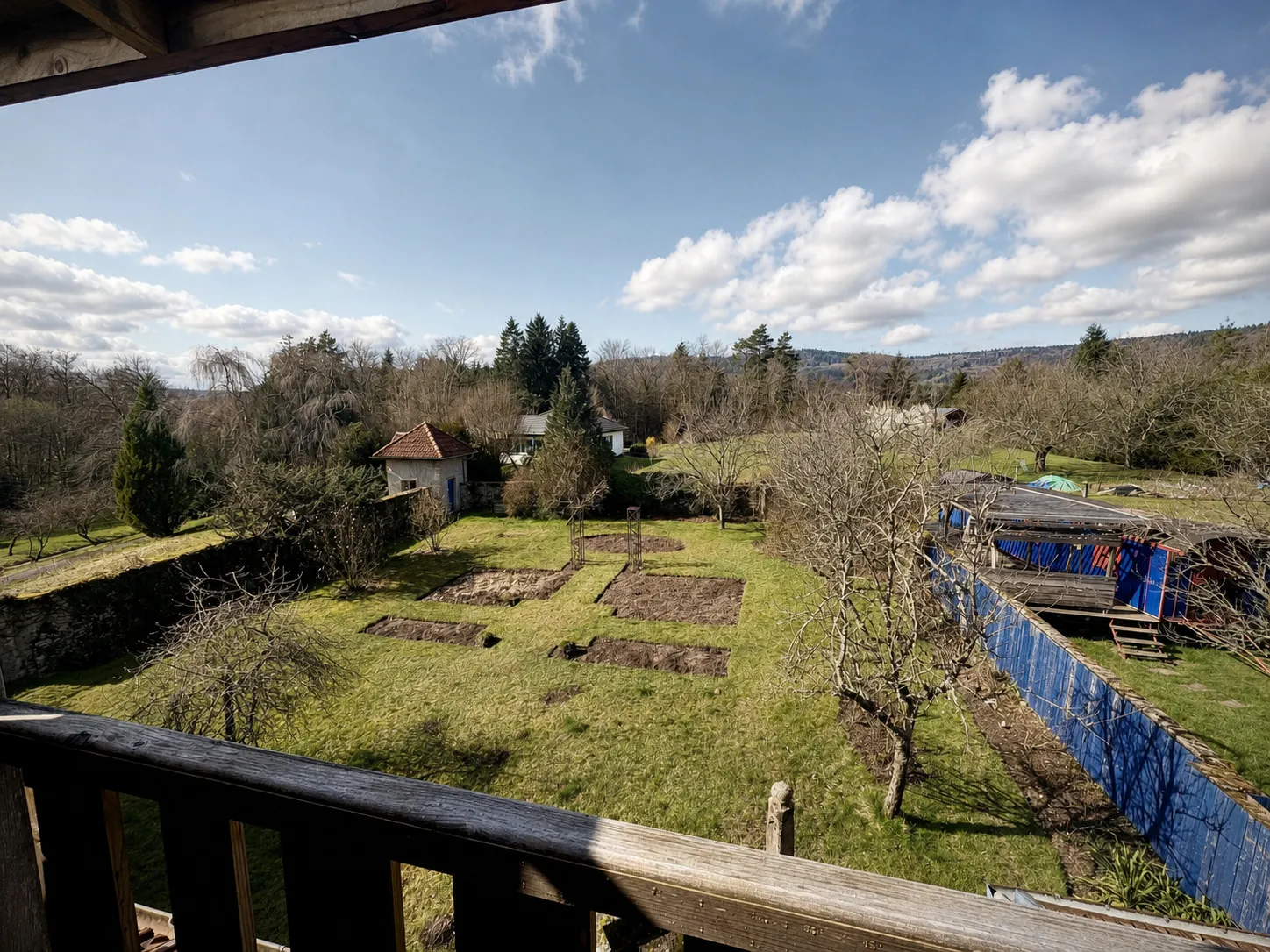 La Mésange, vue depuis le logement